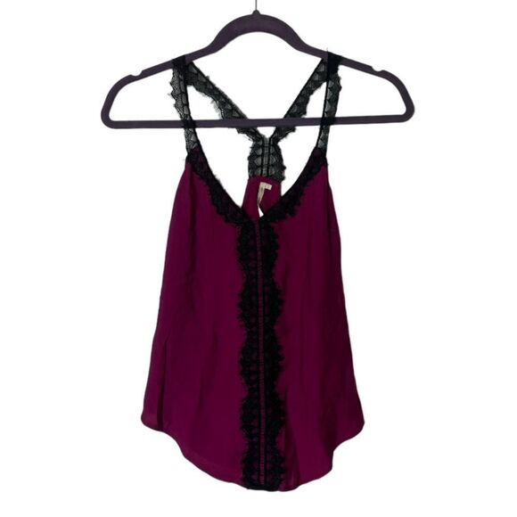 Twelfth Street by Cynthia Vincent SZ S pink with lace tank top - Picture 1 of 4